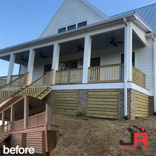 Deck Repair - House painters, vinyl floor repair, pressure washing, deck and drywall repair - JR Construction & Demo | Nashville, TN