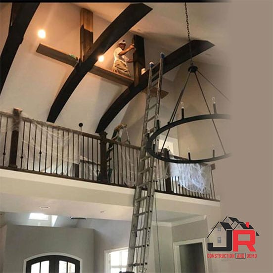 Drywall Repairs Inside - House painters, vinyl floor repair, pressure washing, deck and drywall repair - JR Construction & Demo | Nashville, TN