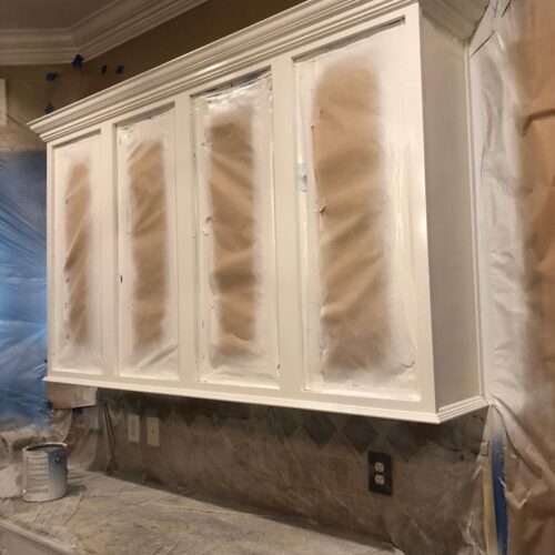 cabinet paint - House painters, vinyl floor repair, pressure washing, deck and drywall repair - JR Construction & Demo | Nashville, TN